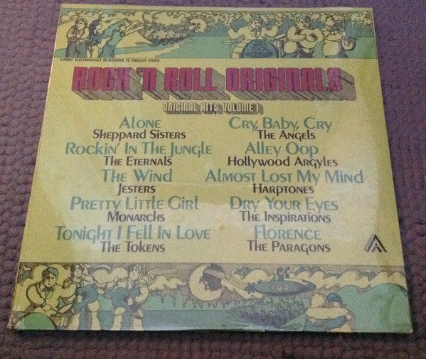 Various : Rock 'N Roll Originals (Original Hits Volume 1) (LP, Album, Comp)