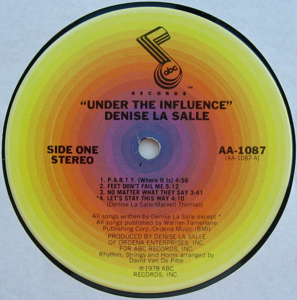 Denise LaSalle : Under The Influence (LP, Album, San)