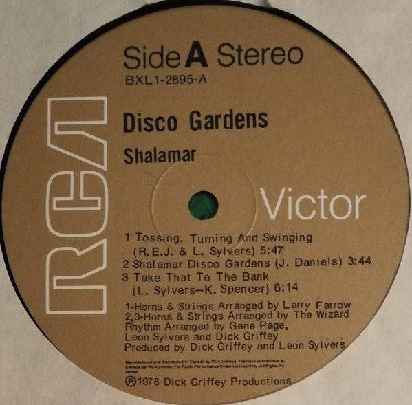 Shalamar : Disco Gardens (LP, Album)