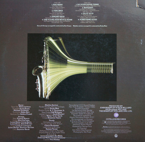 Willis Jackson : Plays With Feeling (LP, Album)