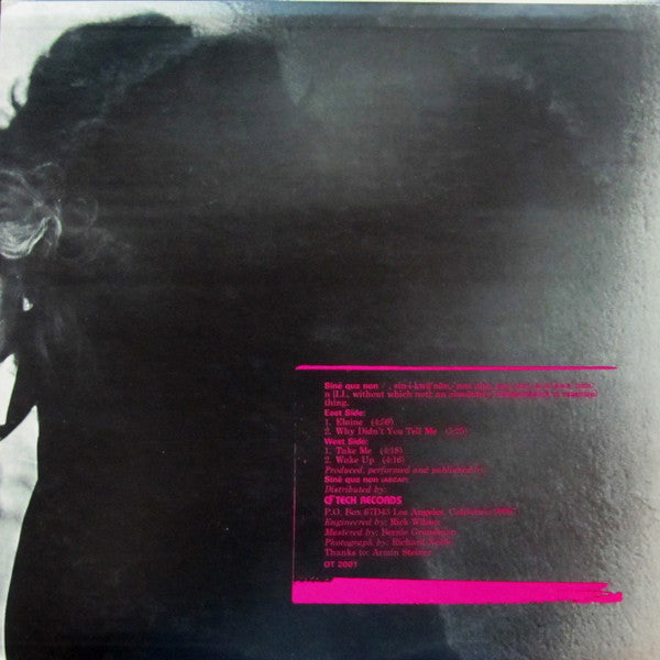 Sine Qua Non : Sine Qua Non (12", EP)