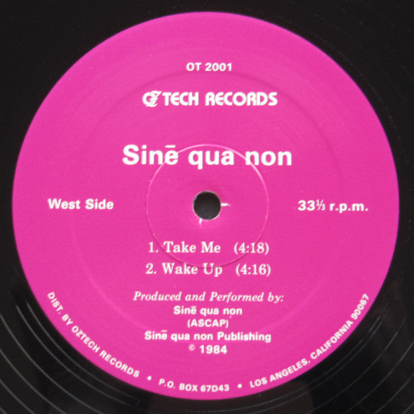 Sine Qua Non : Sine Qua Non (12", EP)