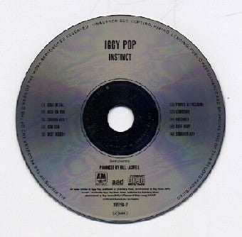 Iggy Pop : Instinct (CD, Album)