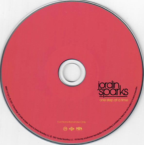 Jordin Sparks : One Step At A Time (CD, Single, Promo)