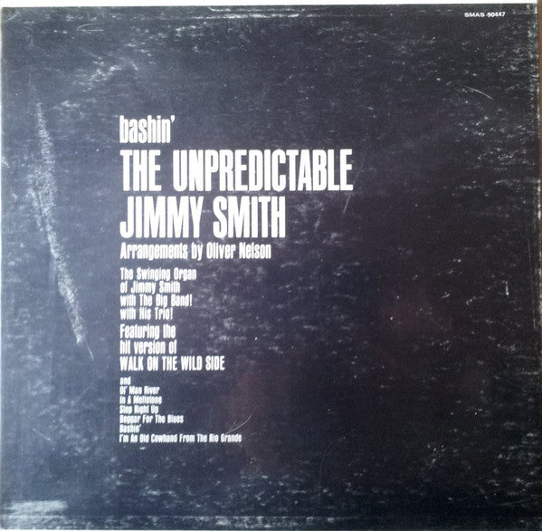 Jimmy Smith : Bashin' - The Unpredictable Jimmy Smith (LP, Album, Club, RP)