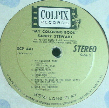 Sandy Stewart (2) : My Coloring Book (LP, Album)