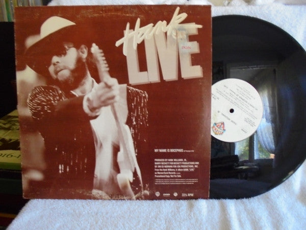 Hank Williams Jr. : Hank Live (12", Single, Promo)