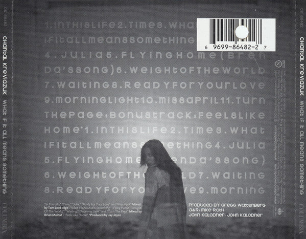Chantal Kreviazuk : What If It All Means Something (CD, Album, Enh)