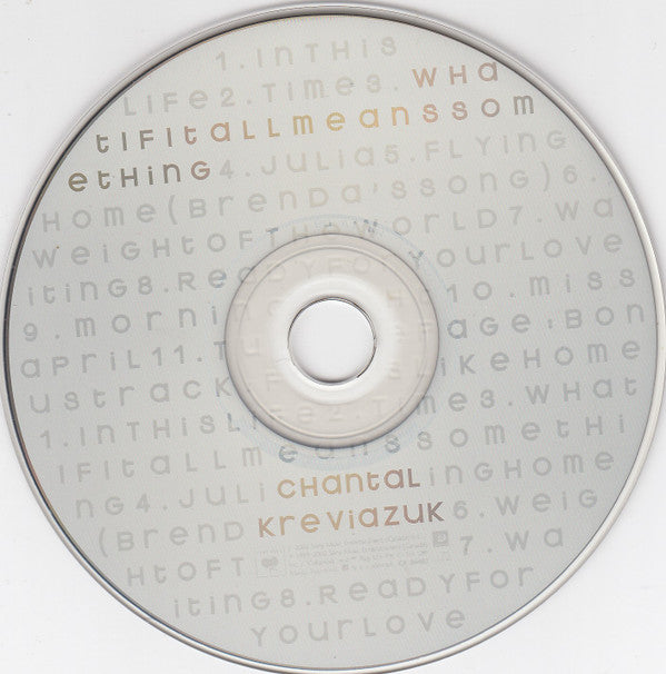 Chantal Kreviazuk : What If It All Means Something (CD, Album, Enh)