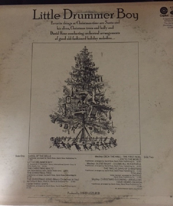 David Rose : Little Drummer Boy (LP, Album, RE)