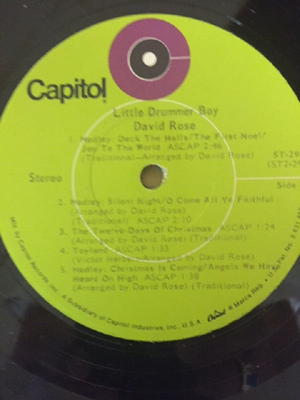 David Rose : Little Drummer Boy (LP, Album, RE)