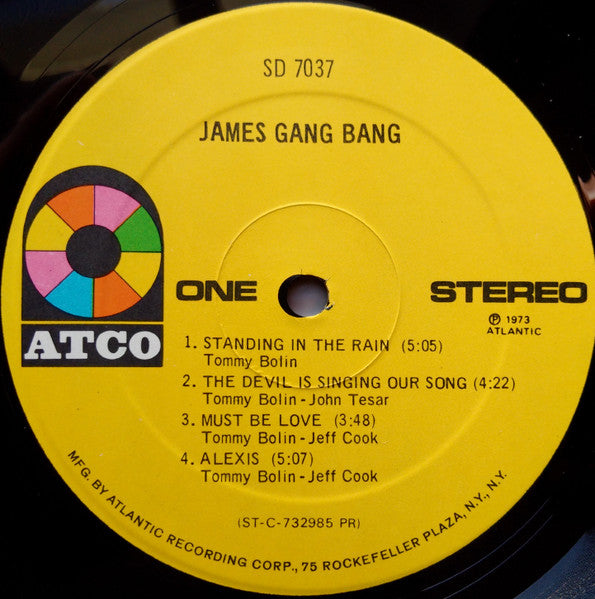 James Gang : Bang (LP, Album, PR-)