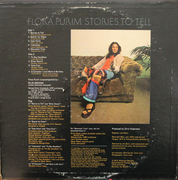 Flora Purim : Stories To Tell (LP, Album, San)