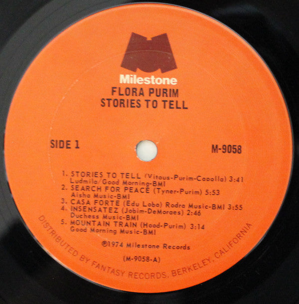 Flora Purim : Stories To Tell (LP, Album, San)