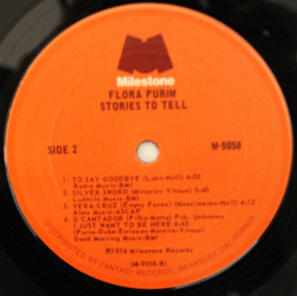 Flora Purim : Stories To Tell (LP, Album, San)