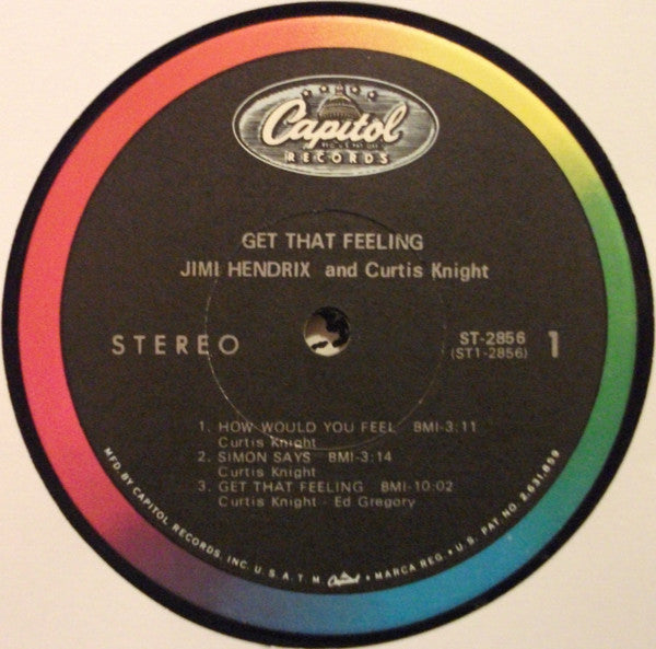 Jimi Hendrix And Curtis Knight : Get That Feeling (LP, Album, Los)