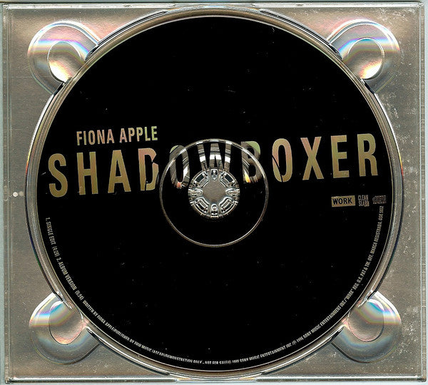 Fiona Apple : Shadowboxer (CD, Single, Promo)