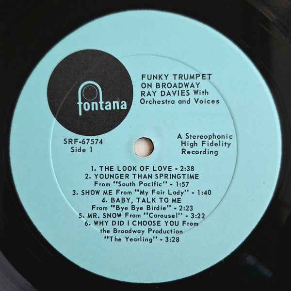 The Ray Davies Orchestra : Funky Trumpet On Broadway (LP)