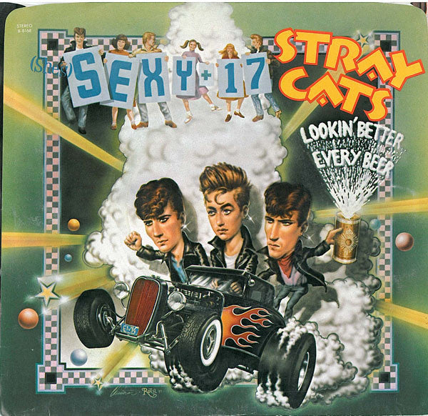 Stray Cats : (She's) Sexy + 17 (7", Single, Jac)