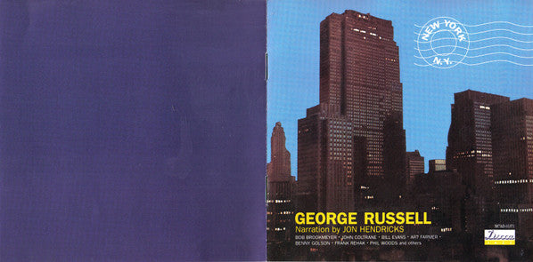 George Russell Narration By Jon Hendricks : New York, N.Y. (CD, Album, RE)