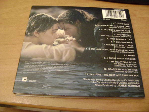 James Horner : Back To Titanic (Music From The Motion Picture) (CD, Album, RE)