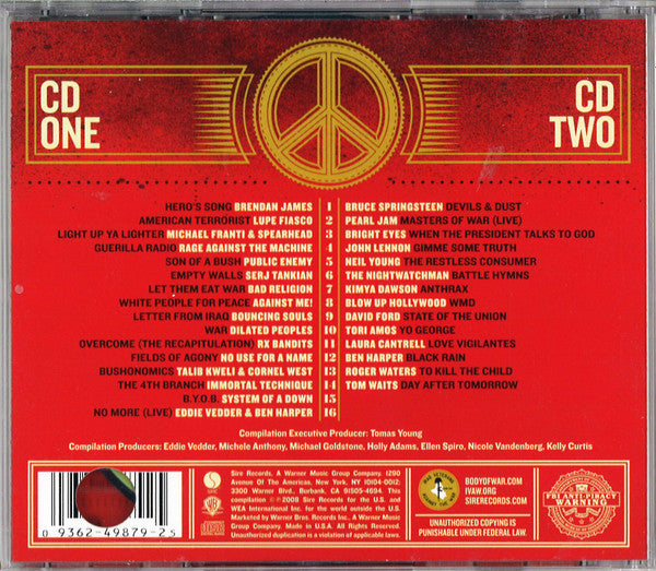 Various : Body Of War : Songs That Inspired An Iraq War Veteran (2xCD, Comp)