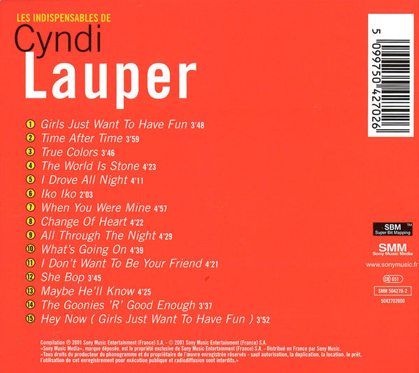 Cyndi Lauper : Les Indispensables De Cyndi Lauper (CD, Comp)