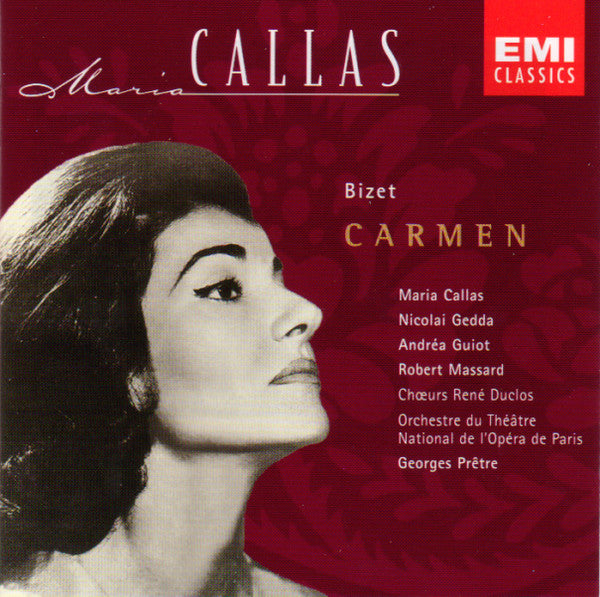 Georges Bizet - Maria Callas, Nicolai Gedda, Andréa Guiot, Robert Massard, Les Chœurs René Duclos, Orchestre National De L'Opéra De Paris, Georges Prêtre : Carmen (CD, Album, RE, RM)