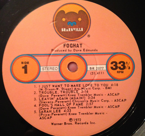 Foghat : Foghat (LP, Album, Win)