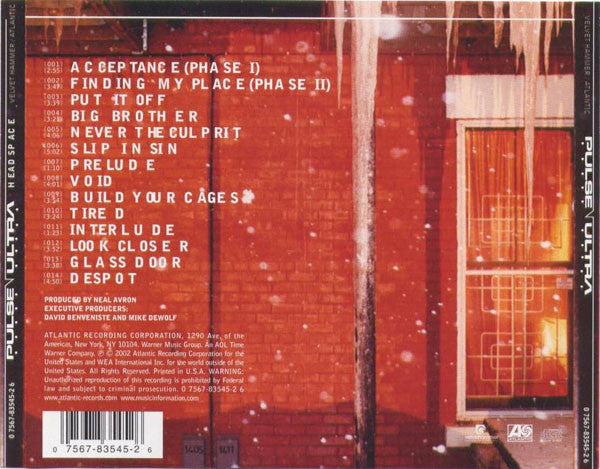 Pulse Ultra : Headspace (CD, Album)