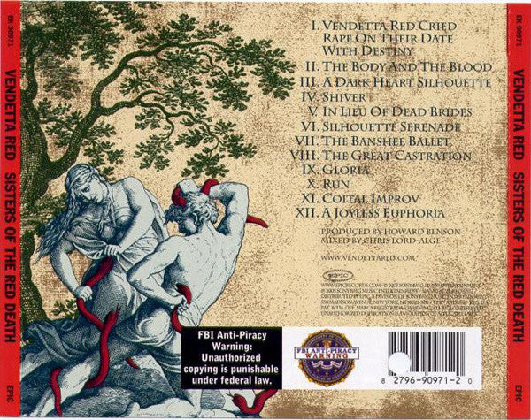 Vendetta Red : Sisters Of The Red Death (CD, Album)