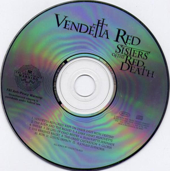 Vendetta Red : Sisters Of The Red Death (CD, Album)