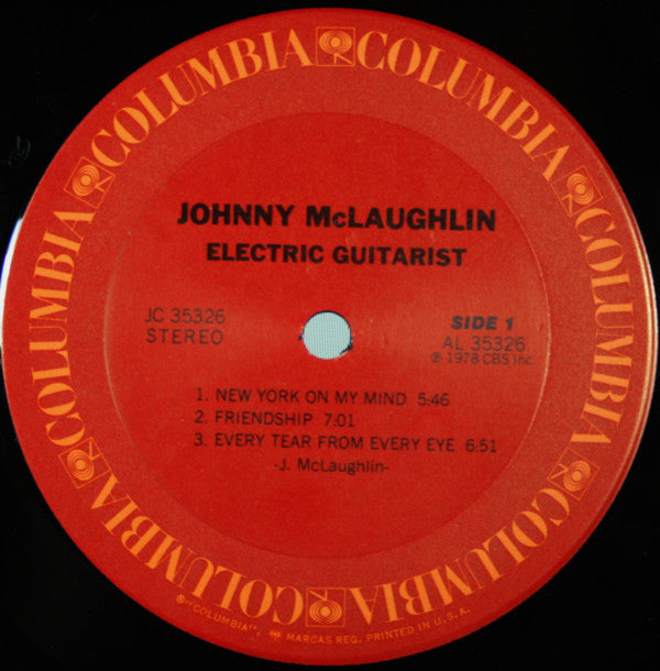 John McLaughlin : Electric Guitarist (LP, Album, Ter)