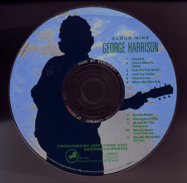 George Harrison : Cloud Nine (CD, Album, Promo, Pic)