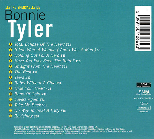 Bonnie Tyler : Les Indispensables De Bonnie Tyler (CD, Comp)