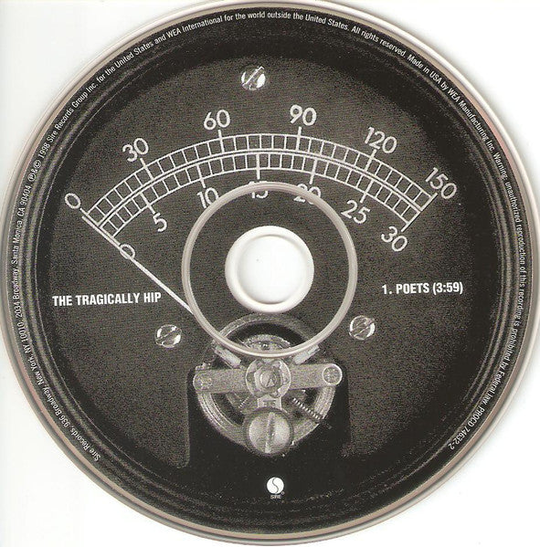 The Tragically Hip : Poets (CD, Single, Promo)