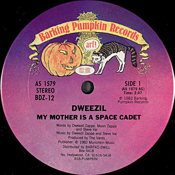 Dweezil Zappa : My Mother Is A Space Cadet (12")