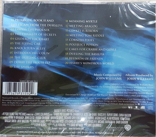 John Williams (4), William Ross : Harry Potter And The Chamber Of Secrets (CD, Album, Her)