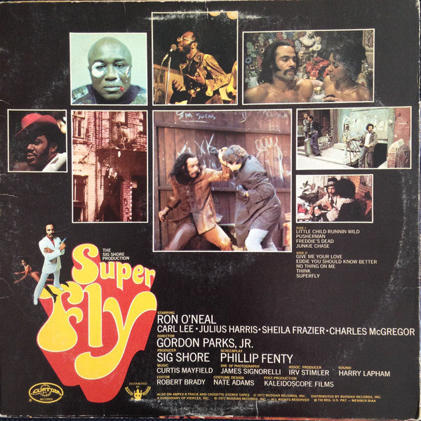Curtis Mayfield : Super Fly (LP, Album, RP, Die)