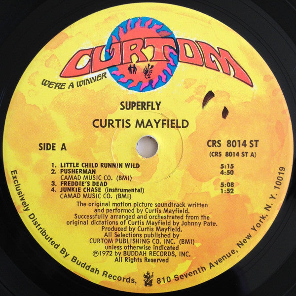 Curtis Mayfield : Super Fly (LP, Album, RP, Die)