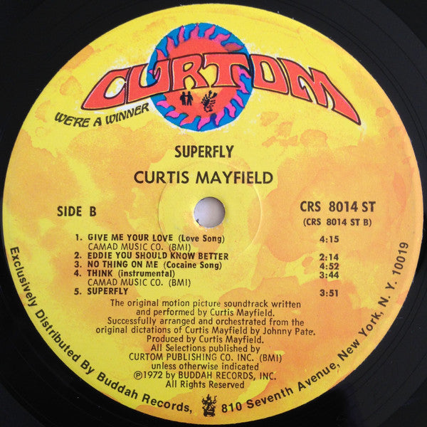 Curtis Mayfield : Super Fly (LP, Album, RP, Die)