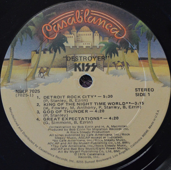 Kiss : Destroyer (LP, Album, No )