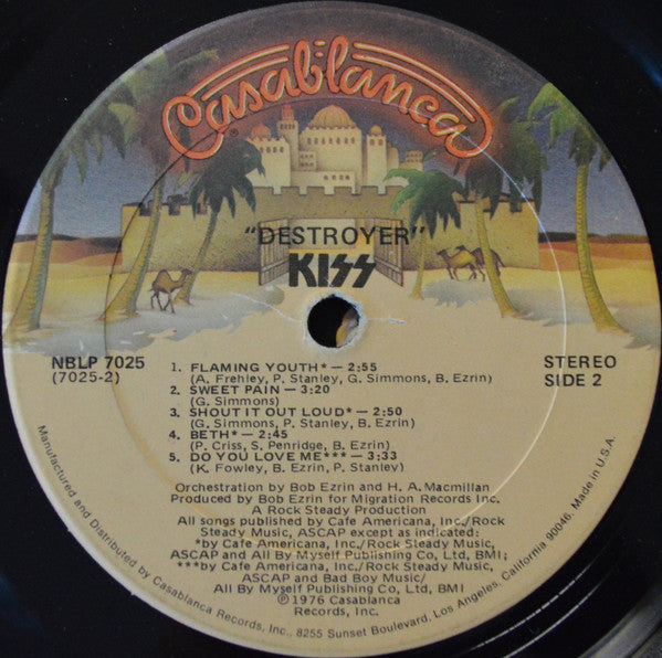 Kiss : Destroyer (LP, Album, No )