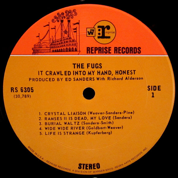 The Fugs : It Crawled Into My Hand, Honest (LP, Album, Pit)