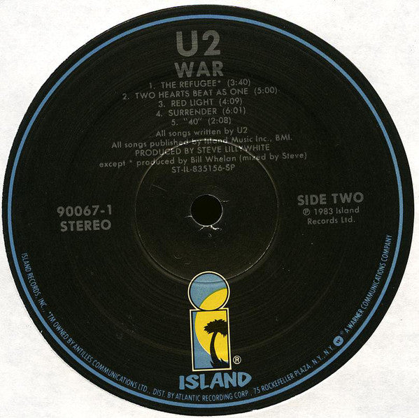 U2 : War (LP, Album, RE, Spe)