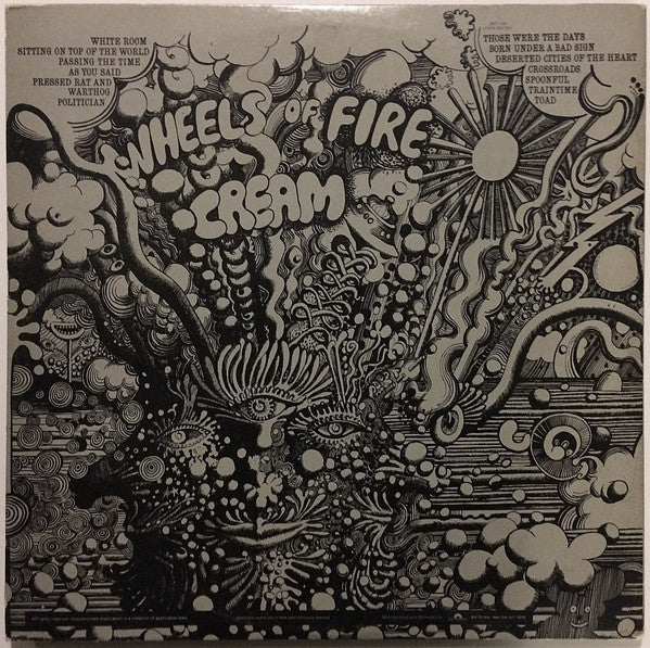 Cream (2) : Wheels Of Fire (2xLP, Album, RE)