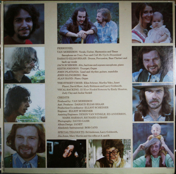 Van Morrison : His Band And The Street Choir (LP, Album, Ter)