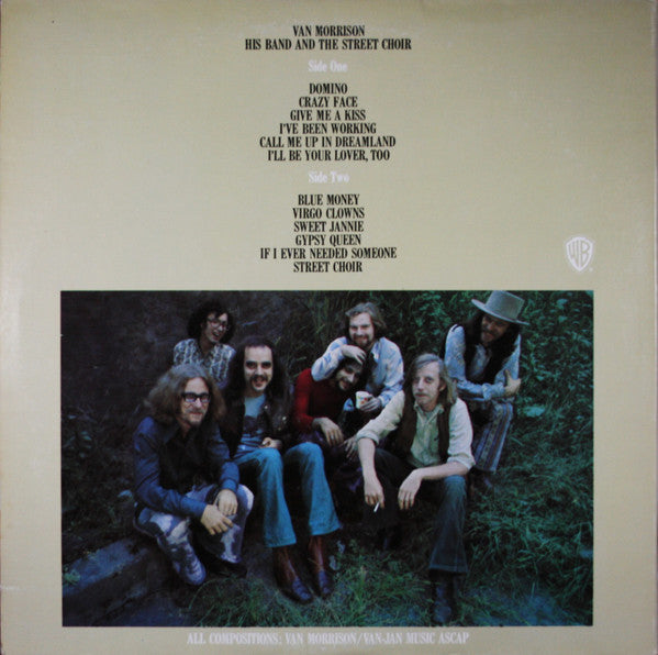 Van Morrison : His Band And The Street Choir (LP, Album, Ter)