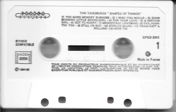 The Yardbirds : Shapes Of Things (Cass, Comp)