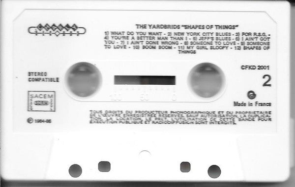 The Yardbirds : Shapes Of Things (Cass, Comp)